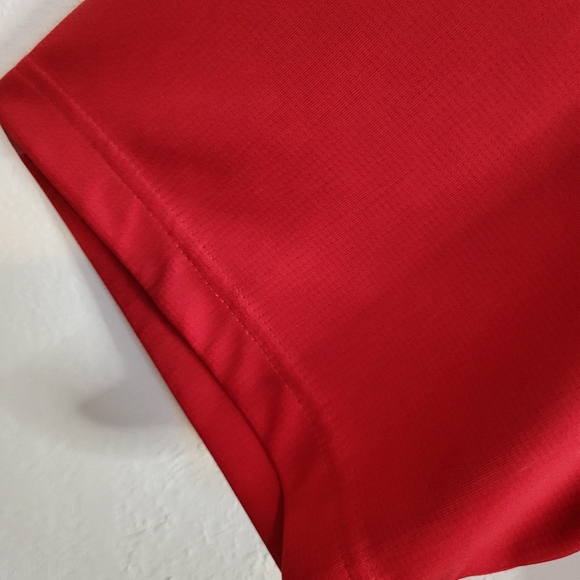 Red W/ Black Stripes Mens PGA Tour Short Sleeve Golf Polo Shirt size XL - Picture 5 of 11